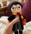 Harry Potter Amigurumi Pattern step 4 - final assembly and finishing