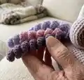 Unicorn Hand Puppet Amigurumi Pattern step 2 - assembly progress