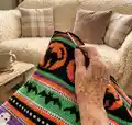 Halloween Dreams Blanket Pattern step 4 - final assembly and finishing