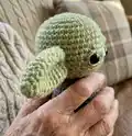 Baby Alien Amigurumi Pattern step 3 - details and accessories