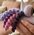 Unicorn Hand Puppet Amigurumi Pattern step 3 - details and accessories