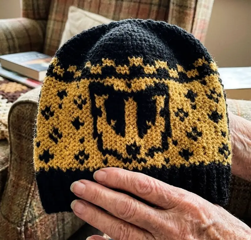 Quality crochet pattern: Hufflepuff Knit Hat Pattern - Intermediate level guide with complete instructions