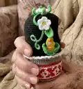 Matryoshka Doll Amigurumi Pattern step 3 - details and accessories