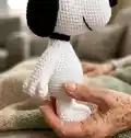 Snoopy Amigurumi Pattern step 2 - assembly progress