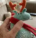 Storm the Deer Amigurumi Pattern step 3 - details and accessories
