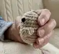 Positive Potato Amigurumi Pattern step 2 - assembly progress