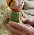 Little Prince Amigurumi Pattern step 2 - assembly progress