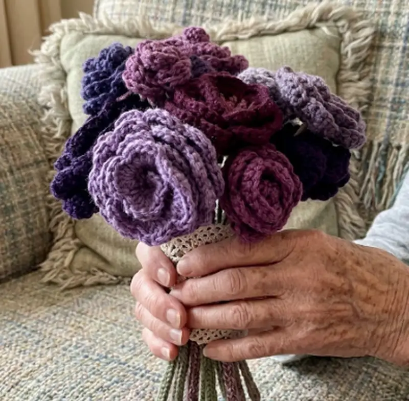 Quality crochet pattern: International Women's Day Flowers Pattern - Beginner Friendly level guide with complete instructions