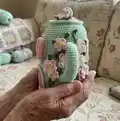 Spring Teapot House Amigurumi Pattern step 3 - details and accessories