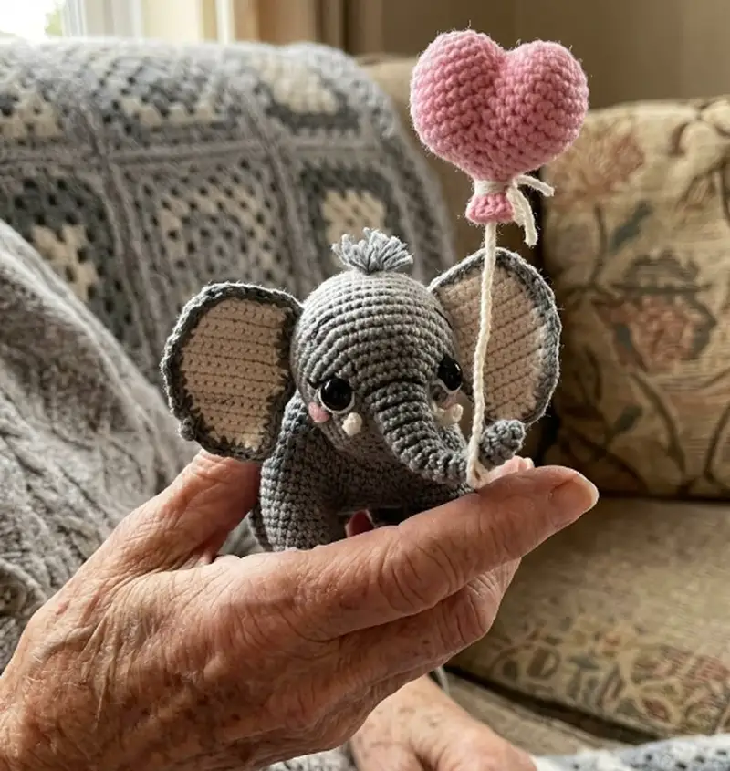 Quality crochet pattern: Elephant Elf Amigurumi Pattern - Intermediate level guide with complete instructions