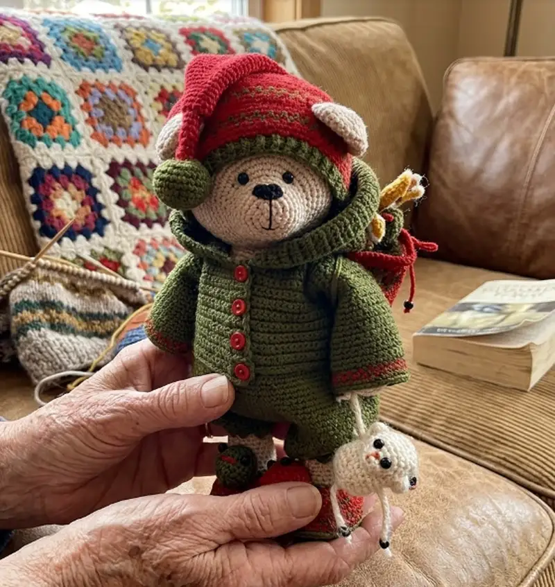 Complimentary Intermediate crochet pattern: Christmas Outfit Amigurumi Pattern - Simple to follow guide
