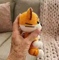 Benjamin Tiger Amigurumi Pattern step 3 - details and accessories