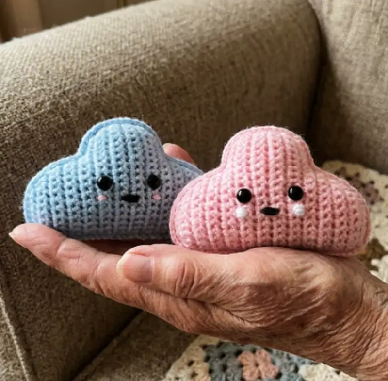 Complimentary Beginner Friendly crochet pattern: Claude the Cloud Amigurumi Pattern - Simple to follow guide