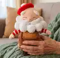 Le Pere Noel Amigurumi Pattern step 1 - construction progress