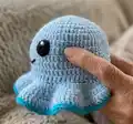 Reversible Octo Mood Hat Pattern step 2 - assembly progress