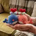 Cupid Whale Amigurumi Pattern step 4 - final assembly and finishing