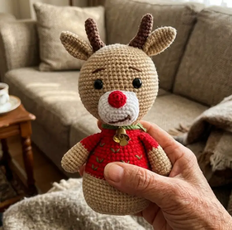 Complimentary Intermediate crochet pattern: Baby deer Amigurumi Pattern - Simple to follow guide