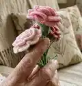Crochet Flower Patterns Book Pattern step 3 - details and accessories