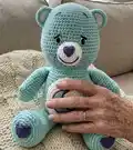 Classic Care Bear Amigurumi Pattern step 4 - final assembly and finishing