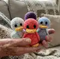 Dave The Duck Amigurumi Pattern step 4 - final assembly and finishing