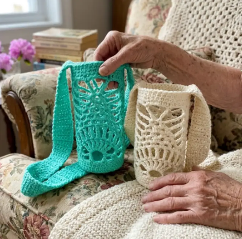 Complimentary Intermediate crochet pattern: Pineapple Water Sling Pattern - Simple to follow guide