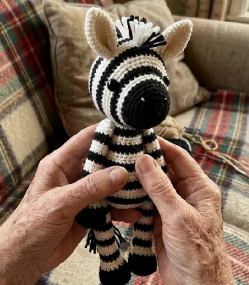 Complimentary Intermediate crochet pattern: Xander the Zebra Amigurumi Pattern - Simple to follow guide