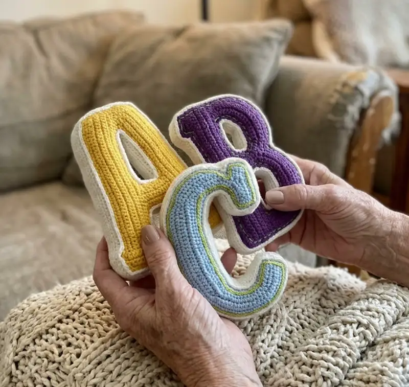 Quality crochet pattern: 3D-Letters Full Alphabet Crochet Pattern - Intermediate level guide with complete instructions