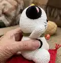Lucky Cat Amigurumi Pattern step 3 - details and accessories