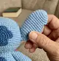 Stitch Amigurumi Pattern step 3 - details and accessories