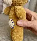 Deer Hat and Scarf Amigurumi Pattern step 3 - details and accessories