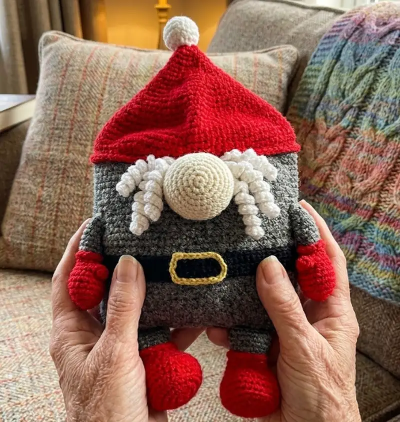 Complimentary Intermediate crochet pattern: Gnome pillow Amigurumi Pattern - Simple to follow guide