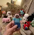 Minecraft Characters Amigurumi Pattern step 4 - final assembly and finishing
