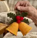 Christmas Bells Pattern step 1 - construction progress