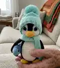 Penguin Lilo Amigurumi Pattern step 4 - final assembly and finishing