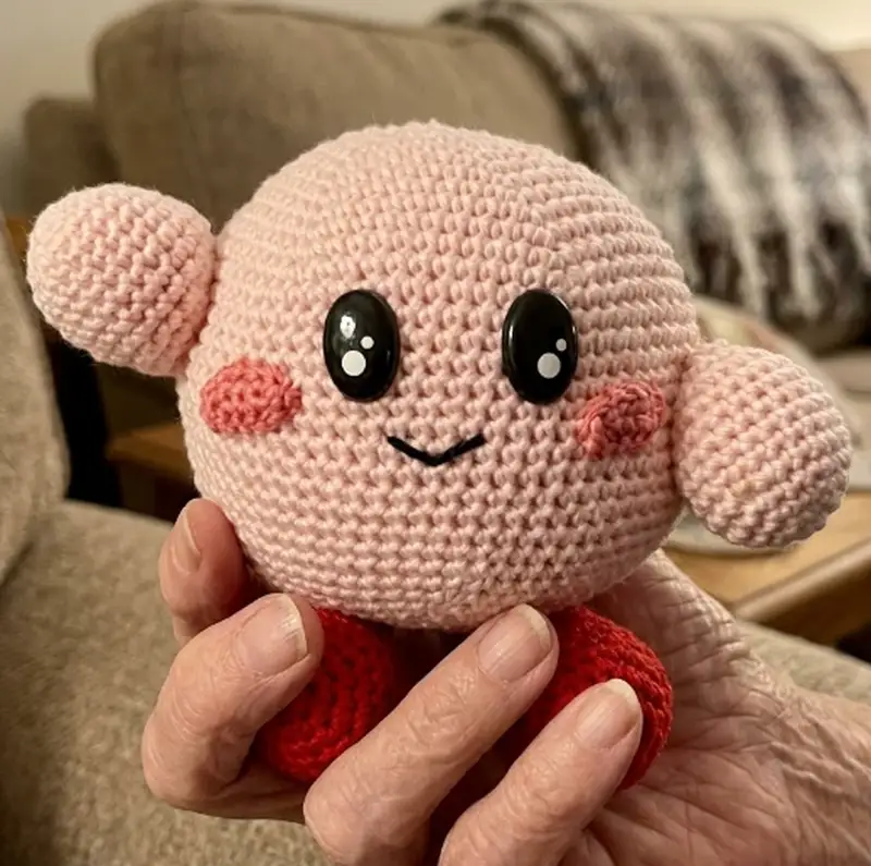 Complimentary Intermediate crochet pattern: Kirbi Amigurumi Pattern - Simple to follow guide