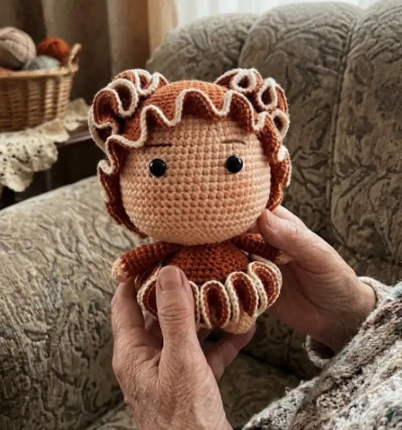 Complimentary Intermediate crochet pattern: Caro-The Coral Girl Amigurumi Pattern - Simple to follow guide