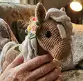 Summer Horse Amigurumi Pattern step 2 - assembly progress