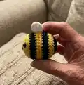 Crocheted Bumblebee Amigurumi Pattern step 3 - details and accessories
