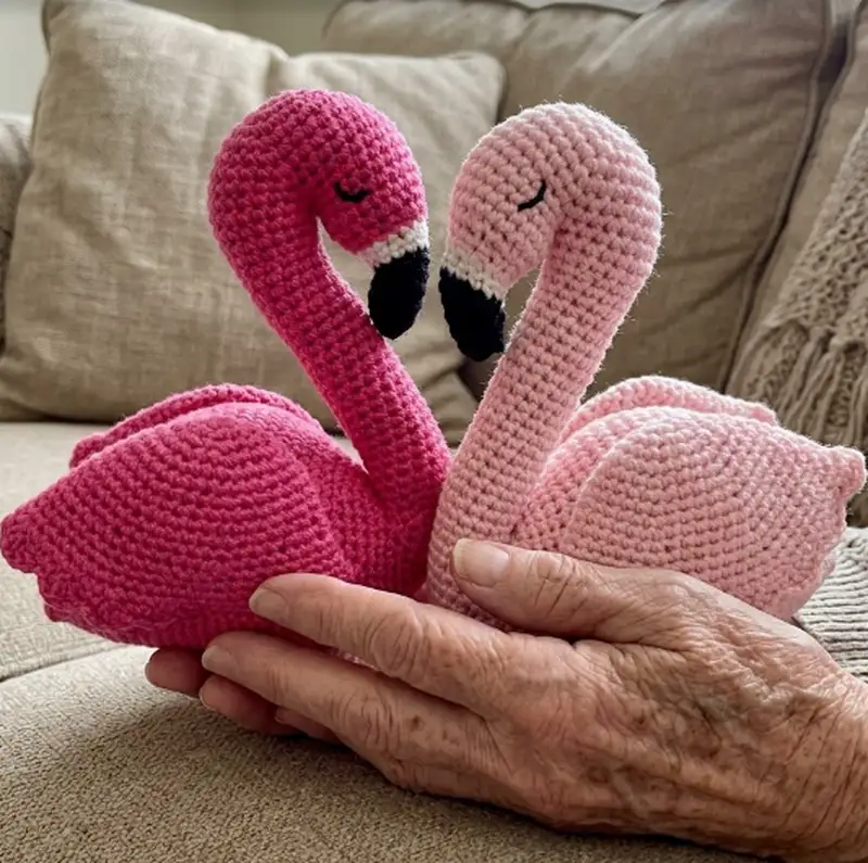 Complimentary Intermediate crochet pattern: Florence the Flamingo Amigurumi Pattern - Simple to follow guide