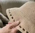 Crochet Summer Sun Hat Pattern step 3 - details and accessories