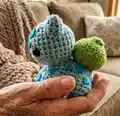 Bulbasaur Amigurumi Pattern step 2 - assembly progress