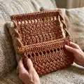 The Boho Book Nook Pattern step 1 - construction progress