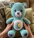Basic Bear Amigurumi Pattern step 4 - final assembly and finishing