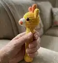 Baby Rattle Amigurumi Pattern step 3 - details and accessories
