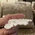 Twinkling Snowflakes Pattern step 2 - assembly progress