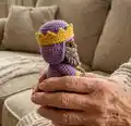 Nativity Crochet Pattern step 2 - assembly progress