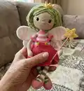 Teya the Fairy Amigurumi Pattern step 4 - final assembly and finishing
