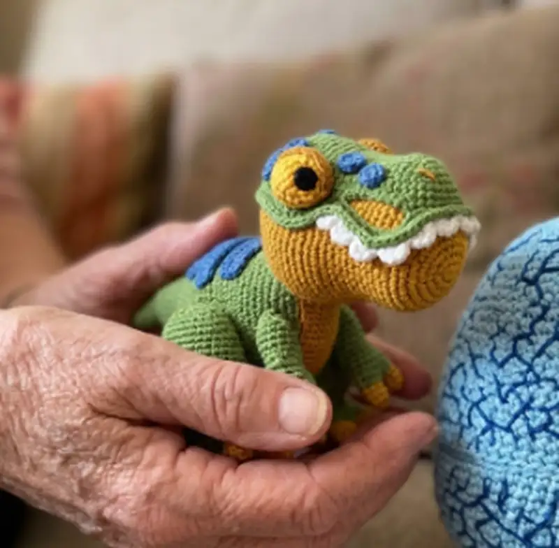 Complimentary Intermediate crochet pattern: T-Rex Amigurumi Pattern - Simple to follow guide