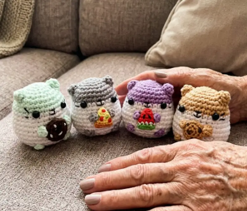 Complimentary Intermediate crochet pattern: Hungry Hamsters Amigurumi Pattern - Simple to follow guide