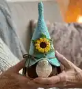 Crochet Gnome Amigurumi Pattern step 4 - final assembly and finishing